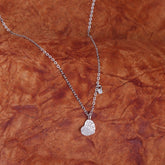 925 Sterling Silver Rhodium Plated Locket Heart Pendant With Chain
